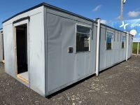 APPROX. 40ft x 12ft OPEN PLAN STEEL CLAD OFFICE - 3