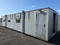 APPROX. 40ft x 12ft OPEN PLAN STEEL CLAD OFFICE - 4