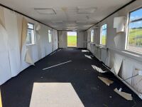 APPROX. 40ft x 12ft OPEN PLAN STEEL CLAD OFFICE - 12