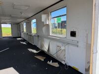 APPROX. 40ft x 12ft OPEN PLAN STEEL CLAD OFFICE - 15