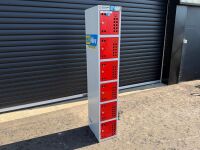 ARMORGARD POWERSTATION 6 COMPARTMENT METAL LOCKER