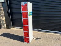 ARMORGARD POWERSTATION 6 COMPARTMENT METAL LOCKER - 2