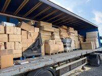 CONTENTS OF 45ft CURTAINSIDE TRAILER TO INC. PICTURE FRAME EQUIPMENT & ACCESSORIES