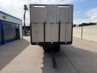APPROX. 18ft x 8ft THORNE TRACTOR DRAWN LIVESTOCK TRAILER - 11