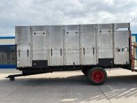 APPROX. 18ft x 8ft THORNE TRACTOR DRAWN LIVESTOCK TRAILER - 13