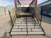 APPROX. 18ft x 8ft THORNE TRACTOR DRAWN LIVESTOCK TRAILER - 16