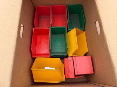 ASSORTED PLASTIC TOTE TRAYS