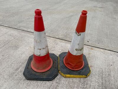 2No. ROAD CONES