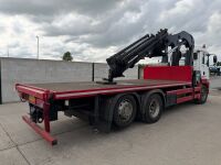 MAN TGA26.360 6X2 26 TON FLATBED CRANE LORRY - 25