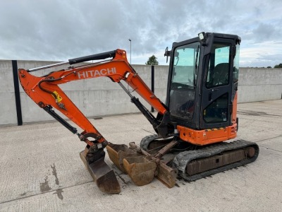 HITACHI ZX26U-5A 2.6 TON MINI DIGGER