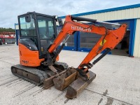 HITACHI ZX26U-5A 2.6 TON MINI DIGGER - 7