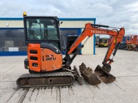 HITACHI ZX26U-5A 2.6 TON MINI DIGGER - 6