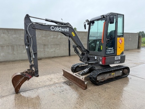 VOLVO EC27D 2.7 TON MINI DIGGER&nbsp;