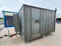 APPROX. 12ft x 7ft SINGLE AXLE ANTI VANDAL WELFARE UNIT&nbsp; - 3