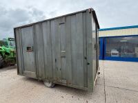 APPROX. 12ft x 7ft SINGLE AXLE ANTI VANDAL WELFARE UNIT&nbsp; - 8