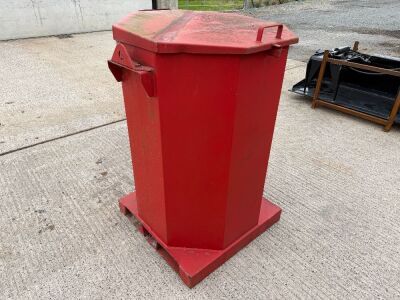 WESTERN 210lt METAL BUNDED OIL JAR STORE