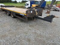 CHIEFTAIN 19 TON TANDEM AXLE FLAT DRAG TRAILER
