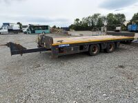 CHIEFTAIN 19 TON TANDEM AXLE FLAT DRAG TRAILER - 5
