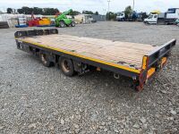 CHIEFTAIN 19 TON TANDEM AXLE FLAT DRAG TRAILER - 6