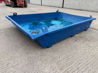 CONQUIP 800lt METAL SITE SKIP / TRAY TO SUIT FORKLIFT
