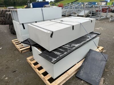 2No. PALLETS OF ASSORTED METAL STORAGE CABINETS