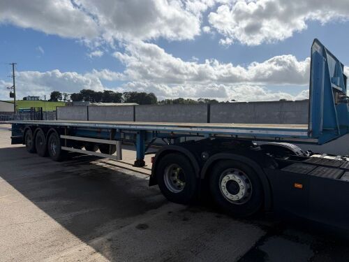 DENNISON 45FT 39 TON TRI AXLE FLATBED TRAILER