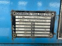 DENNISON 45FT 39 TON TRI AXLE FLATBED TRAILER - 26