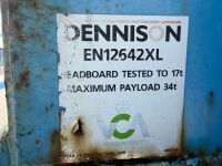 DENNISON 45FT 39 TON TRI AXLE FLATBED TRAILER - 28