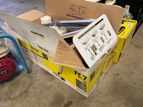 UNUSED KARCHER FC7 CORDLESS FLOOR CLEANER & CHARGER