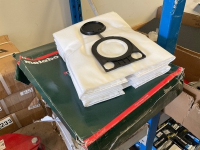 UNUSED METABO 5 PIECE FILTER BAG KIT