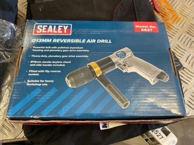 UNUSED SEALEY 13mm REVERSIBLE AIR DRILL
