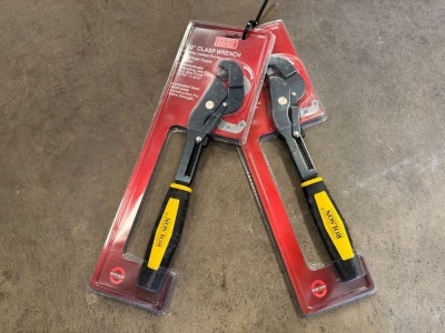 2No. UNUSED ROLSON 10" CLASP WRENCHES
