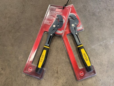 2No. UNUSED ROLSON 10" CLASP WRENCHES