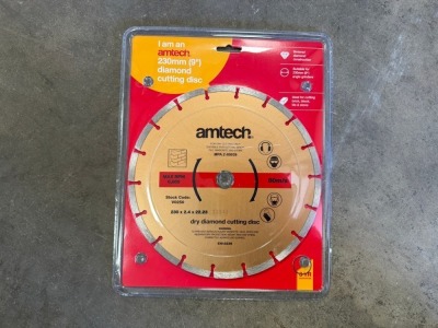 UNUSED AMTECH 230mm DIAMOND BLADE