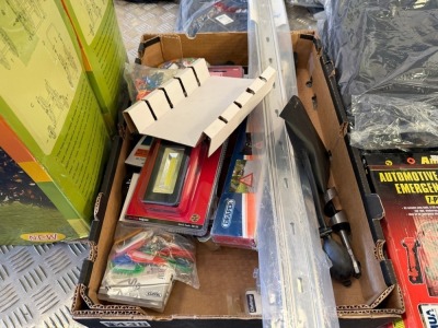 LOT BUNDLE TO INC. ASSORTED UNUSED TOOLS & ACCESSORIES