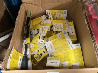BOX LOT TO INC. UNUSED KARCHER ACCESSORIES