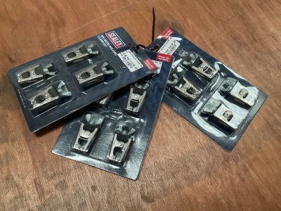 3No. UNUSED SEALEY 4 PIECE MICRO WELDING CLAMP SET