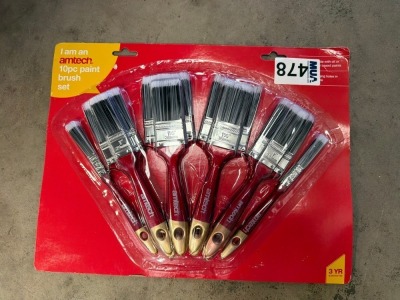 UNUSED AMTECH 10 PIECE PAINT BRUSH SET