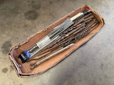 BOX OF ASSORTED DRILL BITS