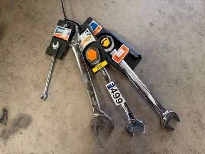 4No. UNUSED ASSORTED SPANNERS