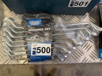 UNUSED DRAPER 8 PIECE SPANNER SET
