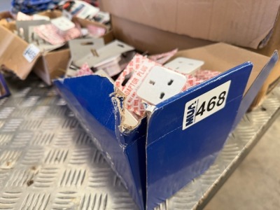 BOX LOT OF UNUSED ADAPTOR PLUGS