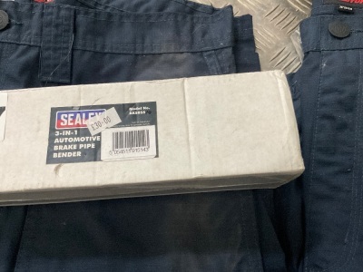 UNUSED SEALEY 3 in 1 AUTOMOTIVE BRAKE PIPE BENDER