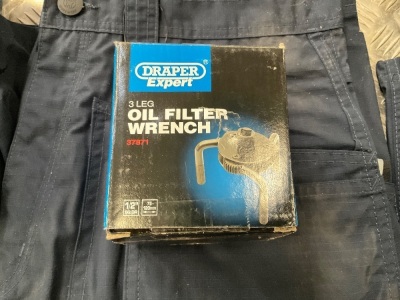UNUSED DRAPER 1/2 3 LEG OIL FILTER WRENCH