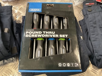 UNUSED DRAPER 9 PIECE SCREWDRIVER SET