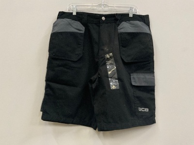 UNUSED JCB 40"W WORK SHORTS