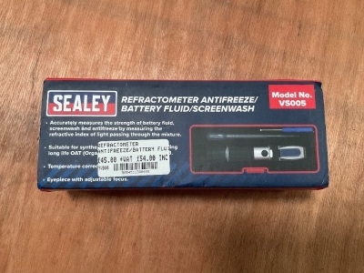 UNUSED SEALEY REFACTOMETER