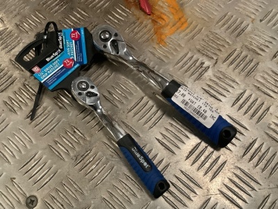 2No. UNUSED ASSORTED 1/4 & 3/8 RATCHETTS