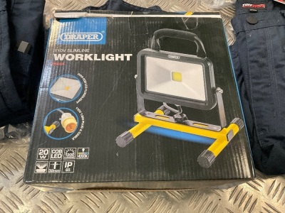 UNUSED DRAPER 110v SLIMLINE WORKLIGHT