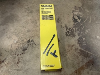 UNUSED KARCHER CAR ACCESSORY SET
